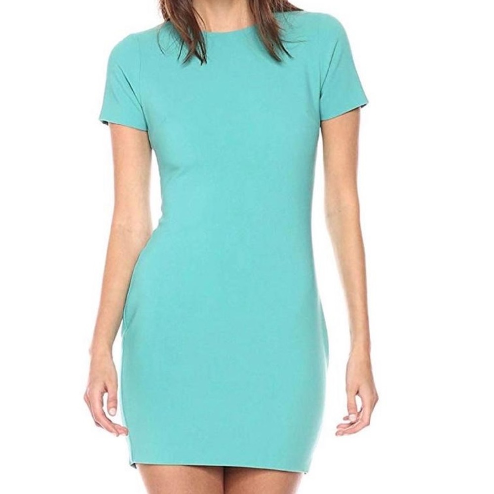 likely // manhattan sheath dress aqua